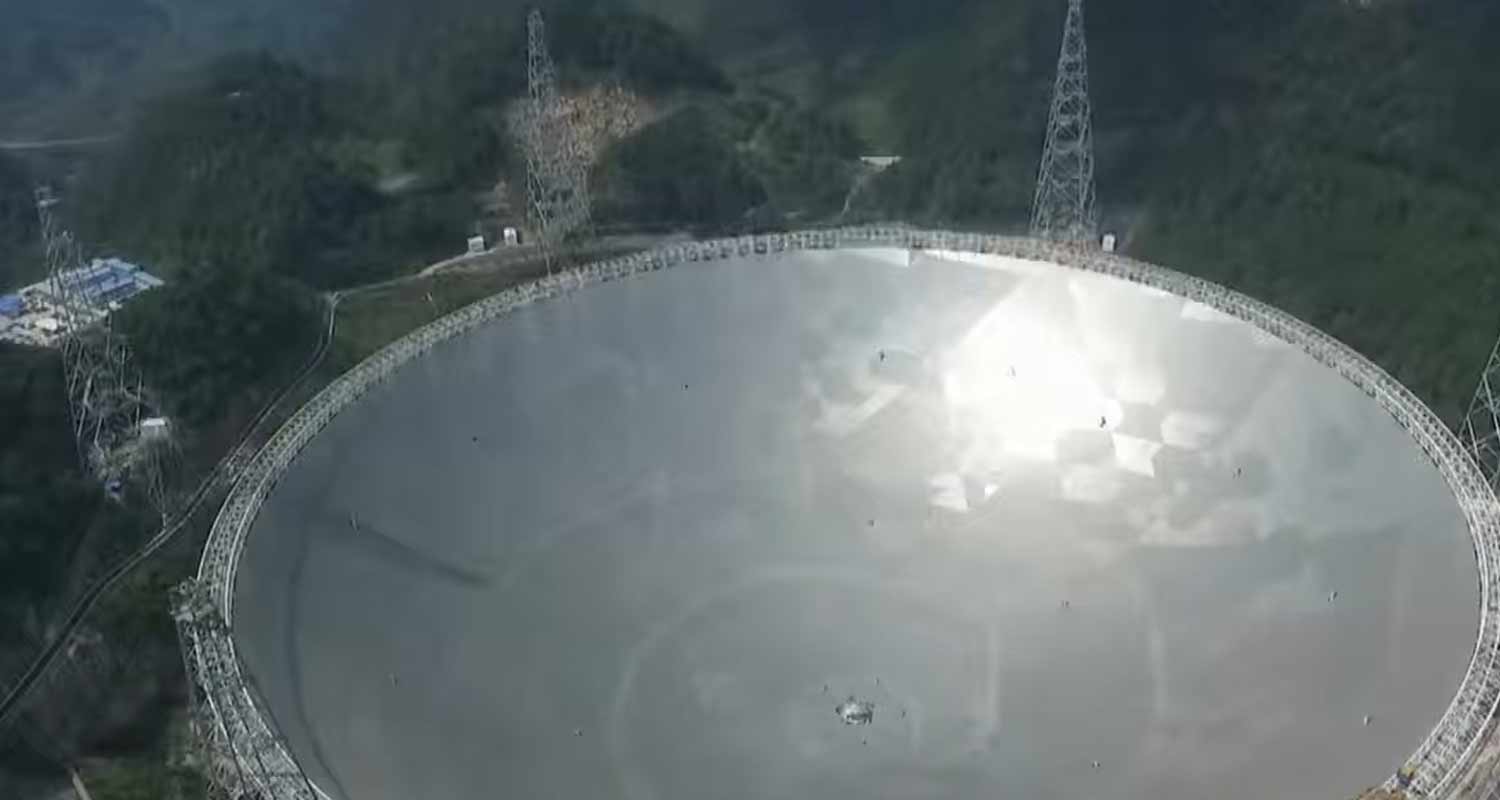 Fast il telescopio cinese scopre i campi magnetici interstellari