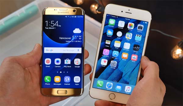 Iphone 7 Vs Galaxy S7, la sfida dell’acqua