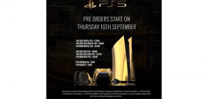 Playstation 5 aperti i pre-ordini per la versione placcata oro
